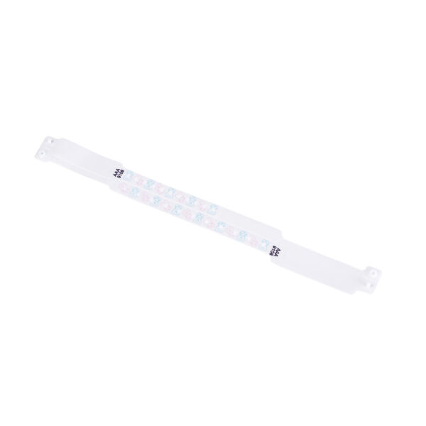 Bracelet obstétrique avec étiquette (1 Adulte/1 bébé)