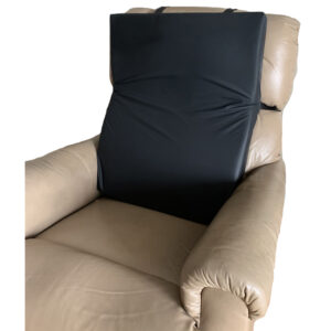 Back seat cushion for recliners