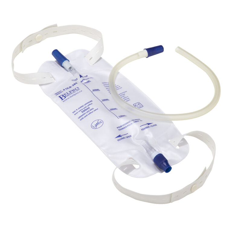 Leg bag with 18'' extension tube Belpro